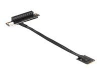 M.2 Key A+E to PCIe x8 NVMe Adapter angl