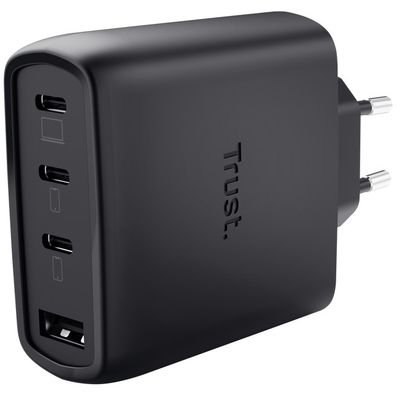 Trust maxo 65W 4P gan charger blk