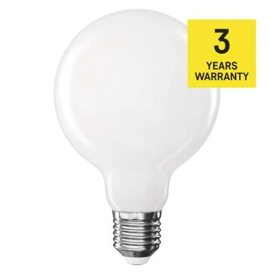 Žárovka LED E27 7,8W G95 bílá teplá EMOS ZF2D52 (75W)