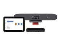 Pro Zoom Rooms - souprava pro video konference (dotykový ovladač Poly TC10, Mini konferenční počítač HP, Poly Studio R30 video bar) - certifikováno pro Zoom, certifikováno pro Microsoft Teams - písek (sand) - power adapter included