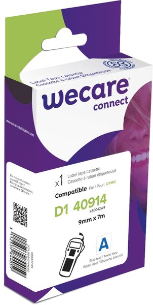 WECARE ARMOR páska kompatibilní s DYMO S0720690,Blue/White,9MM*7M
