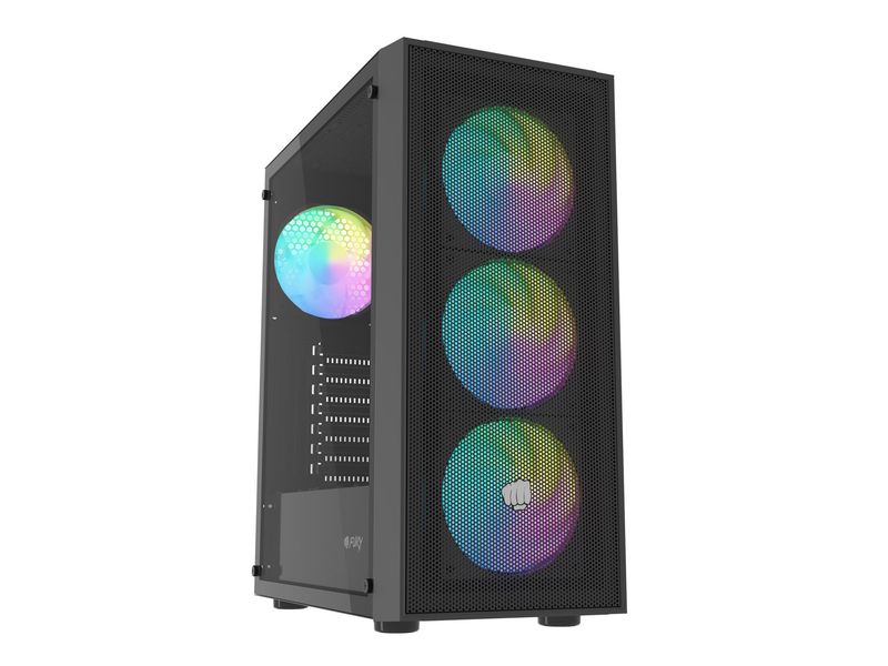 PC skříň Fury SHOBO SH8F, ARGB , Midi Tower, Černá