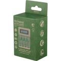 DELTACO C704A4, Nabíječka baterií, USB + 4x AAA
