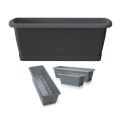 Květináč RESPANA EASYCARE antracit 39,7 cm