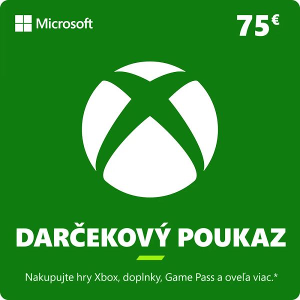 ESD XBOX - Darčeková karta Xbox 75 EUR