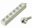 Prodlužovací přívod 230V, 5m, 6 zásuvek