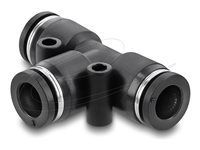 Pneumatic connector 8 mm with two mounti