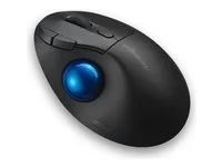 Kulový ovládač - ergonomický - optický - 7 tlačítka - bezdrátový - 2.4 GHz, Bluetooth - bezdrátový přijímač USB
