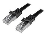 Category 6 - 26AWG (N6SPAT5MBK) - Patch kabel - RJ-45 (M) do RJ-45 (M) - SFTP - CAT 6 - lisovaný, provedení bez hrbolků - černá