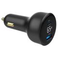 GEMBIRD Car Charger, Nabíječka USB/USB-C, 65W