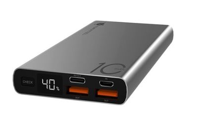 Powerbanka NAVITEL PWR10 AL stříbrná s kapacitou 10000 mAh