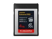 SanDisk Extreme PRO - Pametová karta flash - 4 TB - CFexpress 4.0 Typ B
