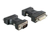 Adaptér VGA) - DVI-I (F) do HD-15 (VGA) (M) - křídlové šrouby