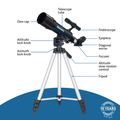 (CZ) Hvězdářský dalekohled Levenhuk Discovery Sky Trip ST50 s knížkou