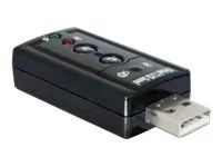 Zvuková karta - 24 bitů - 96 kHz - 7.1 - USB 2.0 - CM6533