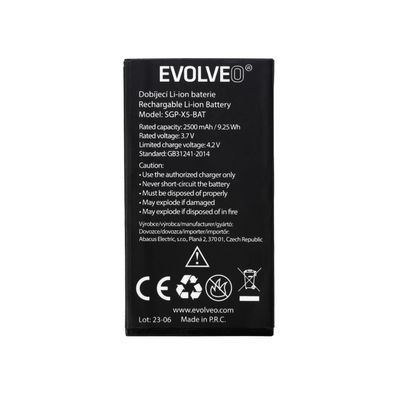 EVOLVEO orig. baterie 2500 mAh pro StrongPhone X5