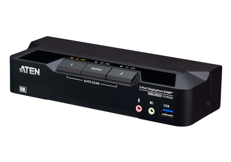 ATEN 2-Port USB 3.0 8K DisplayPort KVMP™ Switch