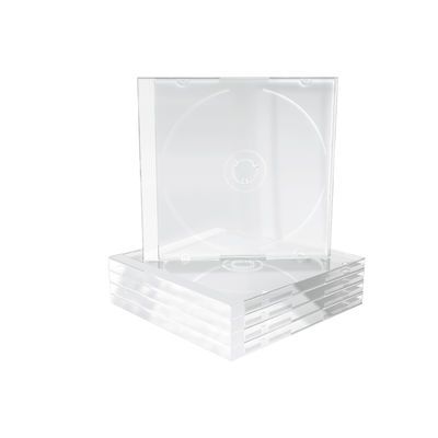 MEDIARANGE Box na 1x CD/DVD/BR 10,4mm, čirý, 5ks