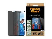 PanzerGlass Privacy ochranné sklo Apple iPhone 16/15 s instalačním rámečkem a ochranou soukromí