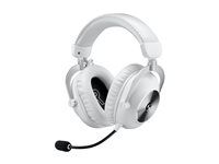 Náhlavní souprava - plná velikost - Bluetooth / LIGHTSPEED - bezdrátový, kabelové - 3.5 mm jack - izolace zvuku - bílá