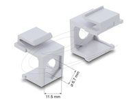 Delock Keystone cover white with 7 mm ho