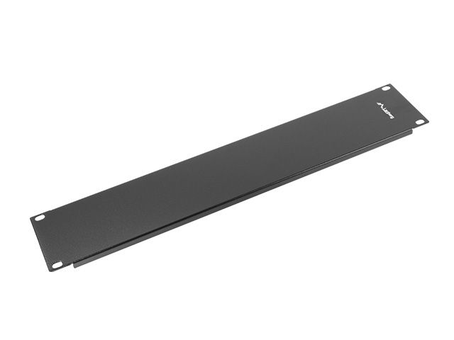 Lanberg 19" zaslepovací panel 2U černý