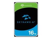 Seagate SkyHawk AI ST16000VE005 - Pevný disk - 16 TB - interní - 3.5" - SATA 6Gb/s - vyrovnávací pamet: 512 MB - s 3 roky Seagate Rescue Data Recovery