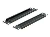 103 Cable Management Brush Strip 1U blac