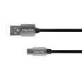Kabel KRUGER & MATZ KM0331 USB/micro USB 1,8m Black