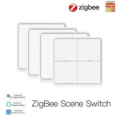 Smart vypínač osvětlení MOES 4 Gang ZigBee Tuya