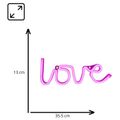 MANTA LOVE, LED Neon plexi dekorace
