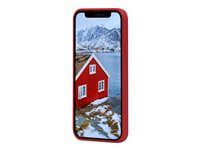 Zadní kryt pro mobilní telefon - připevňovací - 100% recyklovaný plast - cukrová jablková červeň - pro Apple iPhone 12 mini