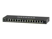 Přepínač - řízený - 15 x 10/100/1000 (PoE+) + 1 x SFP - desktop, pro připevnění na zeď - PoE+ (231 W)