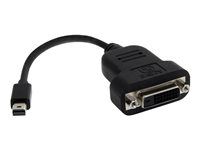 StarTech Mini DisplayPort to DVI Adapter - 1080p - Single Link - Active - Mini DP (Thunderbolt) to DVI Monitor Adapter (MDP2DVIS) - DVI adaptér - dva spoje - Mini DisplayPort (M) do DVI-D (F) - 20 cm - cerná