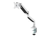 Montážní sada - plný pohyb - pro Displej LCD - bílá - velikost obrazovky: 10"-32" - upevnění svorkou, průchodka, upevnitelné na stůl