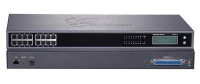 Grandstream GXW4216 V2, VoIP, SIP, 16x FXS, 1x Gbit LAN, grafický displej, RJ21, rack
