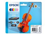 Epson 250 Multipack - 6-balení - cerná, žlutá, azurová, purpurová, svetle azurová, svetlá fialová - originální - blistr - inkoustová cartridge - pro P/N: C11CL95401, C11CL95402