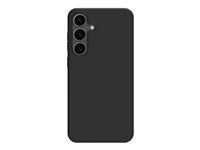 Zadní kryt pro mobilní telefon - silikon, plast - noční čerň - pro Samsung Galaxy S25+
