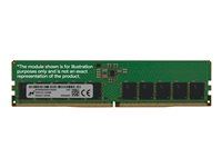 DDR5 - modul - 16 GB - DIMM 288-pin - 3200 MHz / PC5-51200 - CL52 - hodinový nepředzpracovaný - ECC