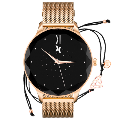 MAXCOM FW52 Diamond Gold, Chytré hodinky + náramek