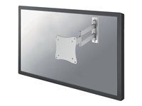 Držák - plný pohyb - pro Displej LCD - stříbrná - velikost obrazovky: 10"-27" - montáž na stěnu