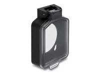 Delock D-Type Module - Modular insert protective cover - dust protection, with automatic flap door - cerná, pruhledná