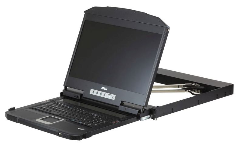ATEN console, 18.5" LED LCD, HDMI, DVI, VGA, 19"