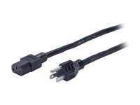Elektrický kabel - NEMA 5-15 (M) do power IEC 60320 C13 - AC 120 V - 2.44 m - černá - pro P/N: SCL500RM1U, SMT1500X93, SMT750RM2UCNC, SMT750X93, SMX2KR2UX145, SMX3KR2UNCX145
