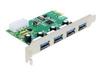 USB adaptér - PCIe 2.0 - USB 3.0 x 4