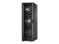 Rack air-conditioning cooling system chilled water - 380 - 415 V - černá - 42U