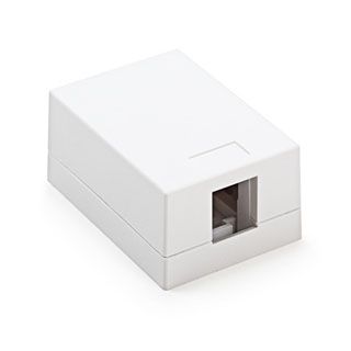 KELINE Zásuvkový box, 1-portový, povrchový, neosazen