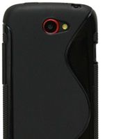 OEM Ochranný kryt na HTC One S Black Wave +  fólie