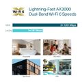 TP-Link EAP650-wall AX3000 Access Point Omada SDN