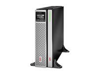 UPS (montáž do racku / externí) - AC 230 V - 2700 watt - 3000 VA - Ethernet 10/100, RS-232, USB - výstupní konektory: 8 - černá